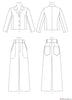 Vogue Pattern V1644 Misses' Jacket & Trousers