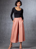 Vogue Pattern V1685 Misses' Wide Leg Trousers