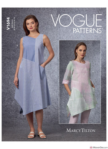 Vogue Pattern V1694 Misses' Tunic & Dress