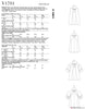 Vogue Pattern V1701 Misses' Top