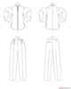 Vogue Pattern V1704 Misses' Tops & Trousers