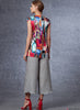Vogue Pattern V1706 Misses' Tops & Trousers