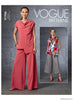 Vogue Pattern V1706 Misses' Tops & Trousers