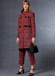 Vogue Pattern V1717 Misses' Jacket, Skirt & Trousers