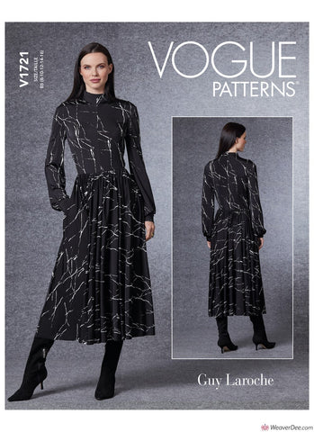 Vogue Pattern V1721 Misses' Dress