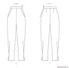 Vogue Pattern V1729 Misses' Trousers
