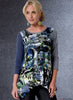 Vogue Pattern V1733 Misses' Shaped-Hemline Tops