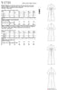 Vogue Pattern V1735 Misses' Deep-V Kimono-Style Dresses with Self-Tie