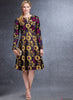 Vogue Pattern V1737 Misses' Fit-And-Flare Dresses with Waistband & Pockets
