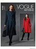 Vogue Pattern V1752 Misses' Coat