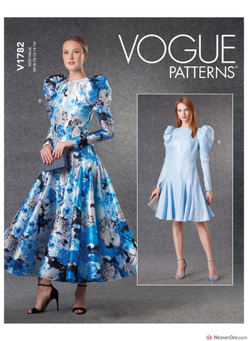 Vogue Pattern V1782 Misses' Dresses