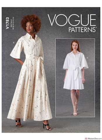 Vogue Pattern V1783 Misses' Dress