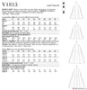 Vogue Pattern V1813 Misses' Skirts