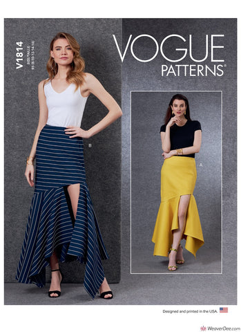 Vogue Pattern V1814 Misses' & Misses' Petite Skirts