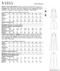 Vogue Pattern V1815 Misses' Trousers