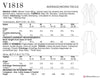Vogue Pattern V1818 Misses' Cape