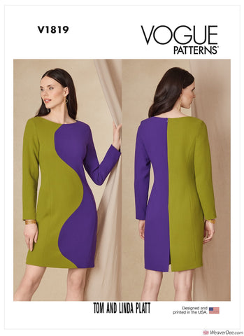 Vogue Pattern V1819 Misses' Dress
