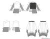 Vogue Pattern V1820 Misses' Top & Skirt