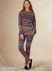 Vogue Pattern V1835 Misses' Tops, Trousers & Slippers
