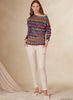 Vogue Pattern V1835 Misses' Tops, Trousers & Slippers