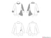 Vogue Pattern V1846 Misses' Top