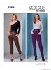 Vogue Pattern V1848 Trousers (Misses' & Misses' Petite)