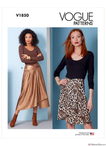 Vogue Pattern V1850 Misses' Skirt