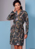 Vogue Pattern V1852 Wrap Robe, Belt, Top, Dress & Trousers (Misses' & Misses' Petite)