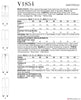 Vogue Pattern V1854 Men's Trousers