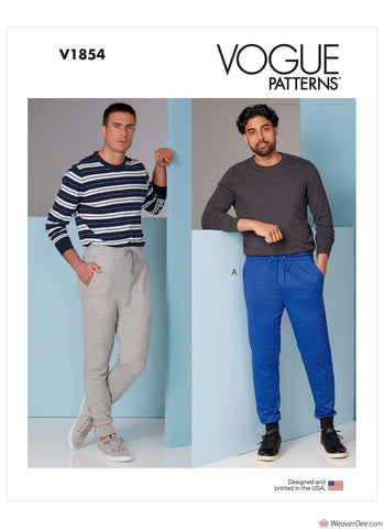 Vogue Pattern V1854 Men's Trousers