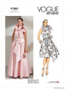Vogue Pattern V1861 Misses' Special Occasion Dress & Sash