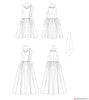 Vogue Pattern V1861 Misses' Special Occasion Dress & Sash