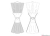 Vogue Pattern V1864 Misses' Wrap Dress - Vintage 1950s