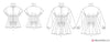 Vogue Pattern V1874 Misses' Tops