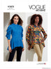 Vogue Pattern V1875 Misses' Tops
