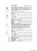 Vogue Pattern V1884 Misses' Dress