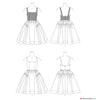 Vogue Pattern V1884 Misses' Dress