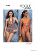 Vogue Pattern V1894 Misses' Swimsuits