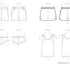 Vogue Pattern V1897 Men's Tank Top + Swim Shorts / Trunks