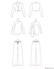 Vogue Pattern V1914 Misses' Cardigan, Tunic & Trousers