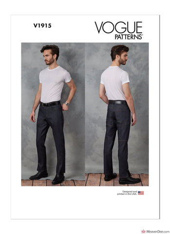 Vogue Pattern V1915 Men's Jeans