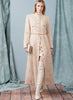 Vogue Pattern V1926 Misses' Coat in 2 Lengths with Collar Variations