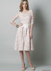 Vogue Pattern V8766 Fitted or Flared Dresses (Misses' / Misses' Petite)