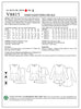 Vogue Pattern V8815 Misses' Peplum Tops