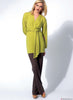 Vogue Pattern V8825 Misses' Bishop Sleeve Tunic, Dress & Trousers