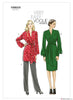Vogue Pattern V8825 Misses' Bishop Sleeve Tunic, Dress & Trousers