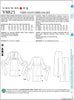 Vogue Pattern V8825 Misses' Bishop Sleeve Tunic, Dress & Trousers
