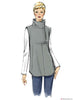 Vogue Pattern V8854 Misses' Hooded or Stand-Up Collar Tunics