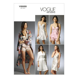 Vogue - V8888 Misses' Robe, Slip, Camisole & Panties | Easy - WeaverDee.com Sewing & Crafts - 1