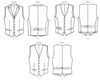 Vogue - V8987 Men's Waistcoat | Average - WeaverDee.com Sewing & Crafts - 7